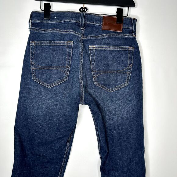 HOLLISTER Athletic Skinny Jeans Mens 29 x 32  Blue Stretch Denim - Picture 6 of 7